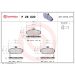 BREMBO Bremsklötze VA P 28 020 BREMBO Bremsklötze VA P 28 020
