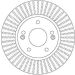 80 481 044 Bremsscheibe VA DF8056 80 481 044 Bremsscheibe VA DF8056