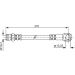 Bremsschlauch MERCEDES 100 88-96 1987481094