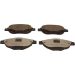 Bremsbelagsatz, Scheibenbremse QUARO SILVER CERAMIC QP3797C