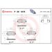 BREMBO Bremsklötze EV VA P 30 107E BREMBO Bremsklötze EV VA P 30 107E