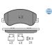 Bremsbelagsatz Vw P. Amarok 10 252448418