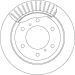 Bremsscheibe Mitsubishi T. Pajero 00 DF7061S Bremsscheibe Mitsubishi T. Pajero 00 DF7061S