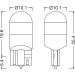 LED W5W 24V 1W W2.1x9.5d LEDriving SLT White 6000K