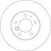 Bremsscheibe Bmw S. E34 91-97 DF4348