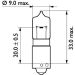 H21W 24V.21W.BAY9s Lampe 24356CP