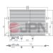 JPN Kondensator, Klimaanlage 60C9102-JPN JPN Kondensator, Klimaanlage 60C9102-JPN