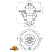 Thermostat, Kühlmittel 725125 Thermostat, Kühlmittel 725125