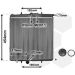 VAN WEZEL Kühler, Motorkühlung 40002188 IR PLUS