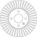 97 481 008 Bremsscheibe VA DF6254 97 481 008 Bremsscheibe VA DF6254