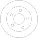 Bremsscheibe Nissan T. Primera DF4357 Bremsscheibe Nissan T. Primera DF4357