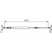 Handbremsseil RENAULT Megane 02 1987477786 Handbremsseil RENAULT Megane 02 1987477786