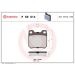 BREMBO Bremsklötze HA P 59 014 BREMBO Bremsklötze HA P 59 014