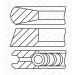 GOETZE ENGINE Kolbenringsatz 08-443400-00 Goetze Diamond Coated® LKZ-Ring®