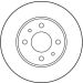 Bremsscheibe Fiat S. 500/Panda 07 DF1745 Bremsscheibe Fiat S. 500/Panda 07 DF1745