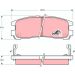 Bremsklötze HA CHRYSLER Sebring,MITS Galant 92 COTEC GDB1023