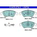 Bremsbelagsatz Db P. W204/W212/C218/X218/R172 07- Keramik ATE Ceramic 13.0470-2734.2