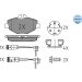 Bremsbelagsatz Db P. W211 02- Mit Sensor 025 237 4320/W Bremsbelagsatz Db P. W211 02- Mit Sensor 025 237 4320/W