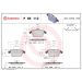 BREMBO Bremsklötze VA P 85 112 BREMBO Bremsklötze VA P 85 112