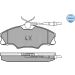 Bremsbelagsatz Peugeot S. 406 95-04 Mit Sensor 025 217 2419/W Bremsbelagsatz Peugeot S. 406 95-04 Mit Sensor 025 217 2419/W