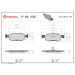 BREMBO Bremsklötze VA P 68 039 BREMBO Bremsklötze VA P 68 039