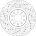 Bremsscheibe Audi S. A4 04-08 TRW SINGLE DF6189S