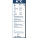 Bosch Wischerblatt H772 3397004772 Bosch Wischerblatt H772 3397004772