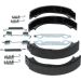 Bremsbacken MERCEDES W123-Serie 0 986 487 542