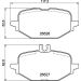 BREMBO Bremsklötze HA P 50 172