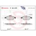 BREMBO Bremsklötze VA P 23 075 BREMBO Bremsklötze VA P 23 075
