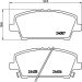 BREMBO Bremsklötze VA P 28 037 BREMBO Bremsklötze VA P 28 037