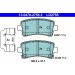 Bremsbelagsatz Saab T. 9-5 2,0-2,8 10-12 Keramik ATE Ceramic 13.0470-2755.2
