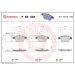 BREMBO Bremsklötze VA P 85 081 BREMBO Bremsklötze VA P 85 081