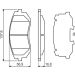 Bremsklötze SUBARU Forester, Legacy 0 986 494 653