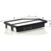 Mann & Hummel Luftfilter PKW HONDA CR-V III 2.0,2.4 VTEC 07 C 26 021