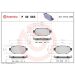BREMBO Bremsklötze HA P 49 063 BREMBO Bremsklötze HA P 49 063