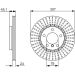 Bremsscheibe Mini P. Cooper S 10 0 986 479 726