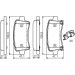 Bremsklötze OPEL Insignia A SAAB 08-17 0 986 494 668 Bremsklötze OPEL Insignia A SAAB 08-17 0 986 494 668