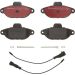 BREMBO Bremsklötze VA FIAT 500,FORD 07 XTRA LINE P 24 147X