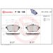 BREMBO Bremsklötze HA P 50 136 BREMBO Bremsklötze HA P 50 136