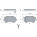 Bremsklötze NISSAN,SUZUKI,OPEL 0 986 494 573