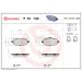 BREMBO Bremsklötze HA CITROEN C4 PEUGEOT 208 19 PRIME LINE P 61 140 BREMBO Bremsklötze HA CITROEN C4 PEUGEOT 208 19 PRIME LINE P 61 140