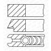 GOETZE ENGINE Kolbenringsatz 08-432200-10 Goetze Diamond Coated® LKZ-Ring®