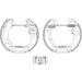 Satz Bremsbacken Fiat 500 1.2, 1.3D Multijet 10.07- (180X32) Shoe Kit Pro 84061000 Satz Bremsbacken Fiat 500 1.2, 1.3D Multijet 10.07- (180X32) Shoe Kit Pro 84061000