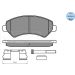 Bremsbelagsatz Fiat P. Ducato 06- Adowno— 1600Kg 025 244 6619/W1 Bremsbelagsatz Fiat P. Ducato 06- Adowno— 1600Kg 025 244 6619/W1
