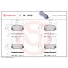 BREMBO Bremsklötze HA P 68 002 BREMBO Bremsklötze HA P 68 002