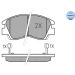 Bremsbelagsatz Mitsubishi P. L200/L300/L400/Pajero 84-13 Mit Sensor MEYLE-ORIGINAL: True to OE 025 213 7316/W