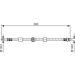 Bremsschlauch VA FORD Galaxy,SEAT,VW Sharan 95 1987476713