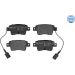 Bremsbelagsatz Fiat T. Grande Punto/Evo 05- Mit Sensor MEYLE-ORIGINAL: True to OE 025 243 4917/W