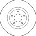 72 481 049 Bremsscheibe VA RENAULT Koleos 08 TRW SINGLE DF4989S 72 481 049 Bremsscheibe VA RENAULT Koleos 08 TRW SINGLE DF4989S